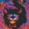 Colorful Cat diamond painting