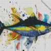 Colorful Tuna Illustration diamond painting