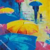 Colorful Umbrella diamond painting