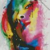 Colorful Woman diamond painting