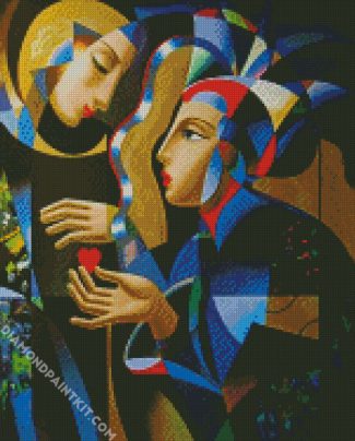 Cubism Women diamond painting