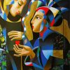 Cubism Women diamond painting