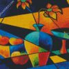 Cubism Flowers diamond painting