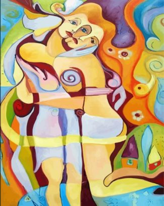 Cubist Art diamond painting