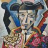 Cubist Hispanic Man diamond painting