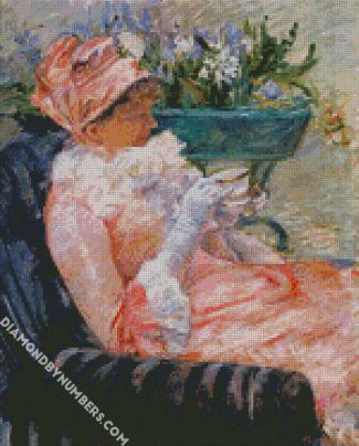 Cup Of Tea Mary Cassatt diamond painting