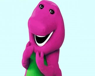 Cute Barney diamond painting