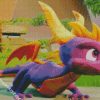 Cute Spyro diamond painting