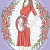 Cute Unborn Baby diamond painting