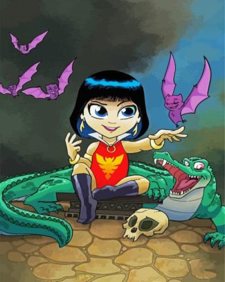 Cute Vampirella diamond painting