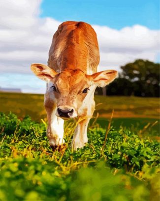 Cute Baby Calf diamond painting