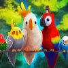 Cute Birds Illustration diamond painting