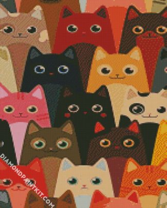 Cute Cats diamond painting