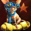 Cute Dog diamond painting