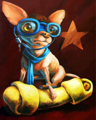 Cute Dog diamond painting