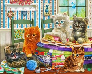 Cute Kitties diamond painting