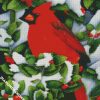 Cute Red Cardinal diamond painting