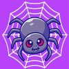 Cute Spider Illustration diamond painting