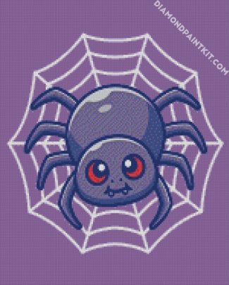 Cute Spider Illustration diamond painting