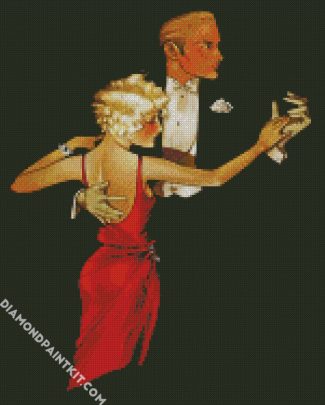 Deco Couple Dancing diamond painting