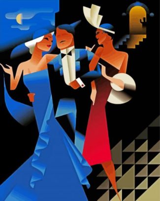 Deco Dancers diamond painting