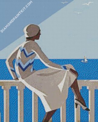 Deco Lady diamond painting