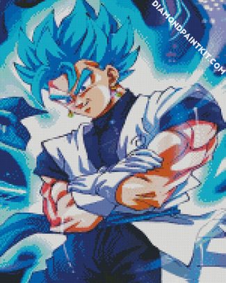 Dragon Ball Vegito diamond painting