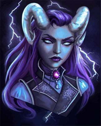 Evil Aries diamond painting