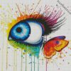 Eye And Butterffly diamond painting