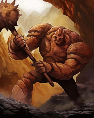 Fantasy Golem diamond painting