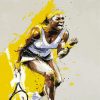 Female Tennis Player diamond painting