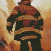 Fireman diamond painting