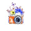 Floral Camera diamond painting