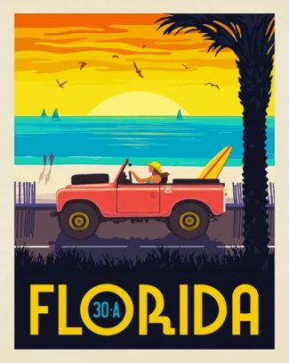 Florida diamond painting