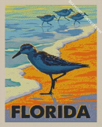 Florida Sea Birds diamond painting