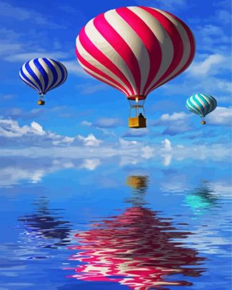 Flying Air Balloons diamond painting