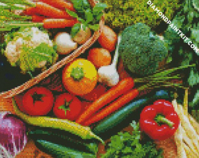 Fresh Vegetables diamond painting