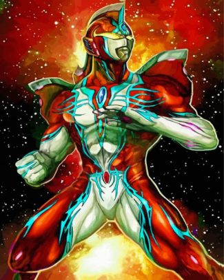 Galaxy Ultraman diamond painting