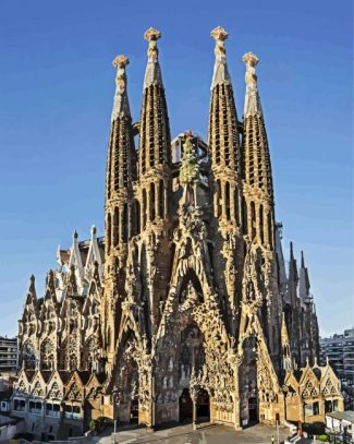 Gaudi Sagrada Familia diamond painting