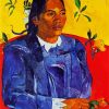 Gauguin Woman With Flower diamond painting