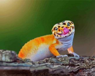 Gecko Lizard diamond painting