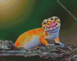 Gecko Lizard diamond painting