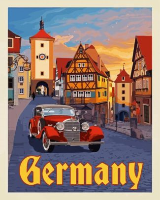 Germany Illustration diamond painting