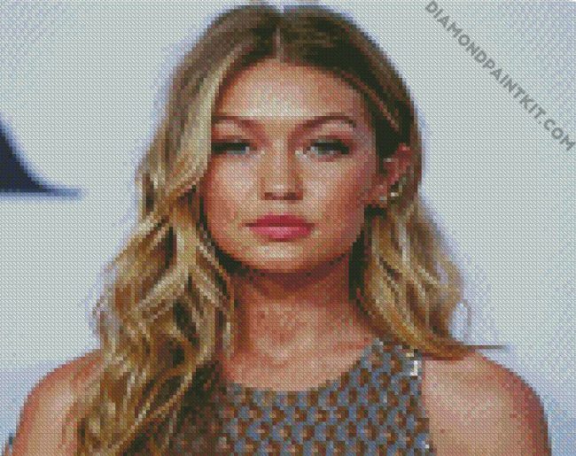 Gigi Hadid diamond painting