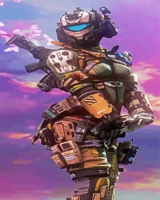 Girly Titanfall diamond painting