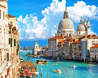 Grand Canal Burano diamond painting