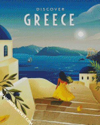 Greece diamond painting