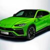 Green Lamborghini Urus diamond painting