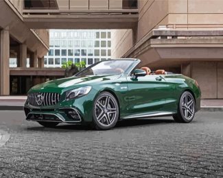 Green Mercedes AMG S63 diamond painting