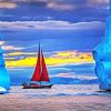 Greenland Sailboat diamond painting